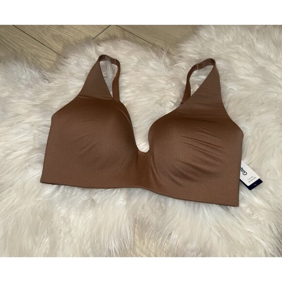 Gap Body Everyday Wire Free Bra Lightly Lined Womens 34D Brown New Nwt - Picture 1 of 6